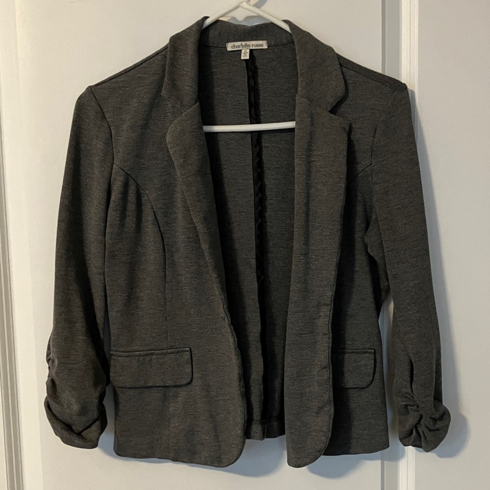 Charter Club Gray Blazer